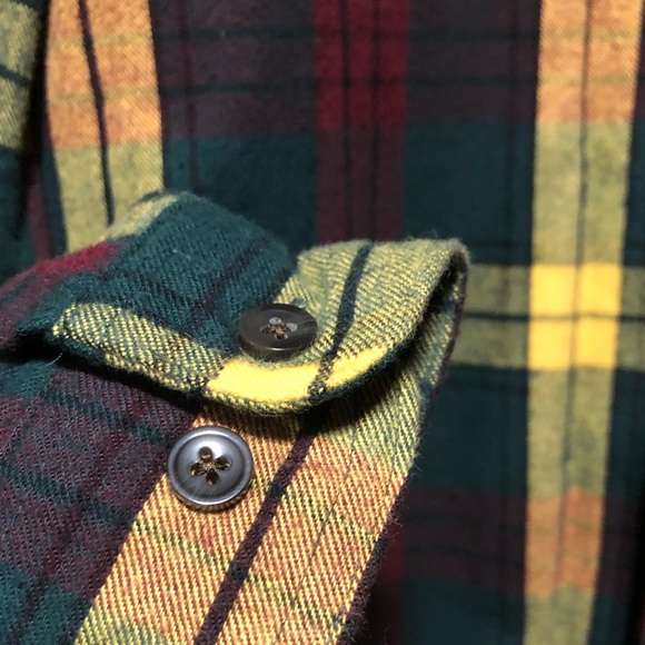 L.L. Bean flannel button up men’s shirt, medium - Picture 5 of 7